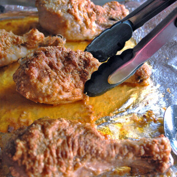 Parmesan Chicken Drumsticks with Garlic Butter