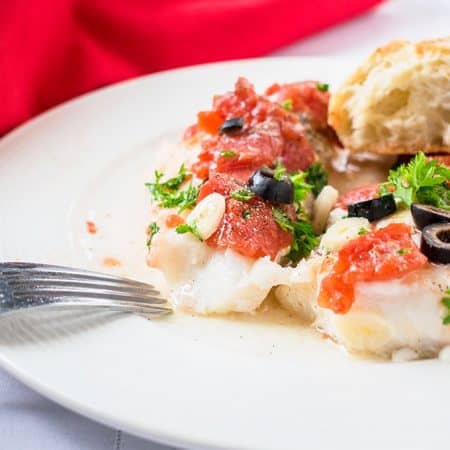 Sautéed Cod with Tomatoes - Cooking with Mamma C