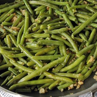 Green Beans with Bread Crumbs - Cooking with Mamma C