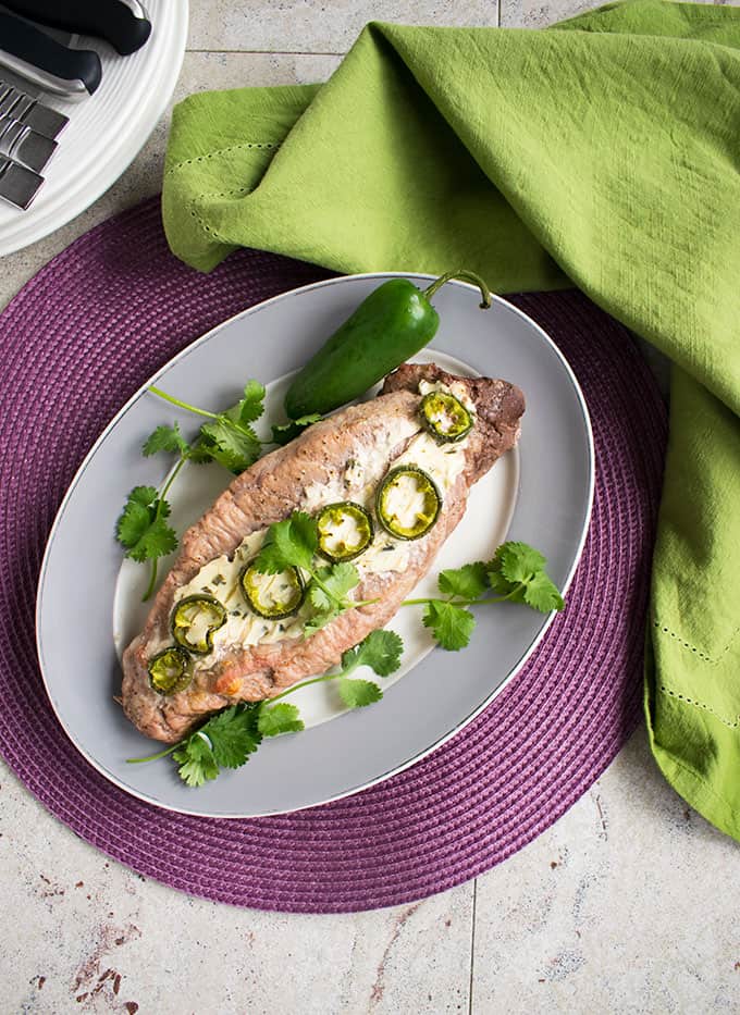 Stuffed Pork Tenderloin With Cream Cheese And Jalapeños Cooking With Mamma C 