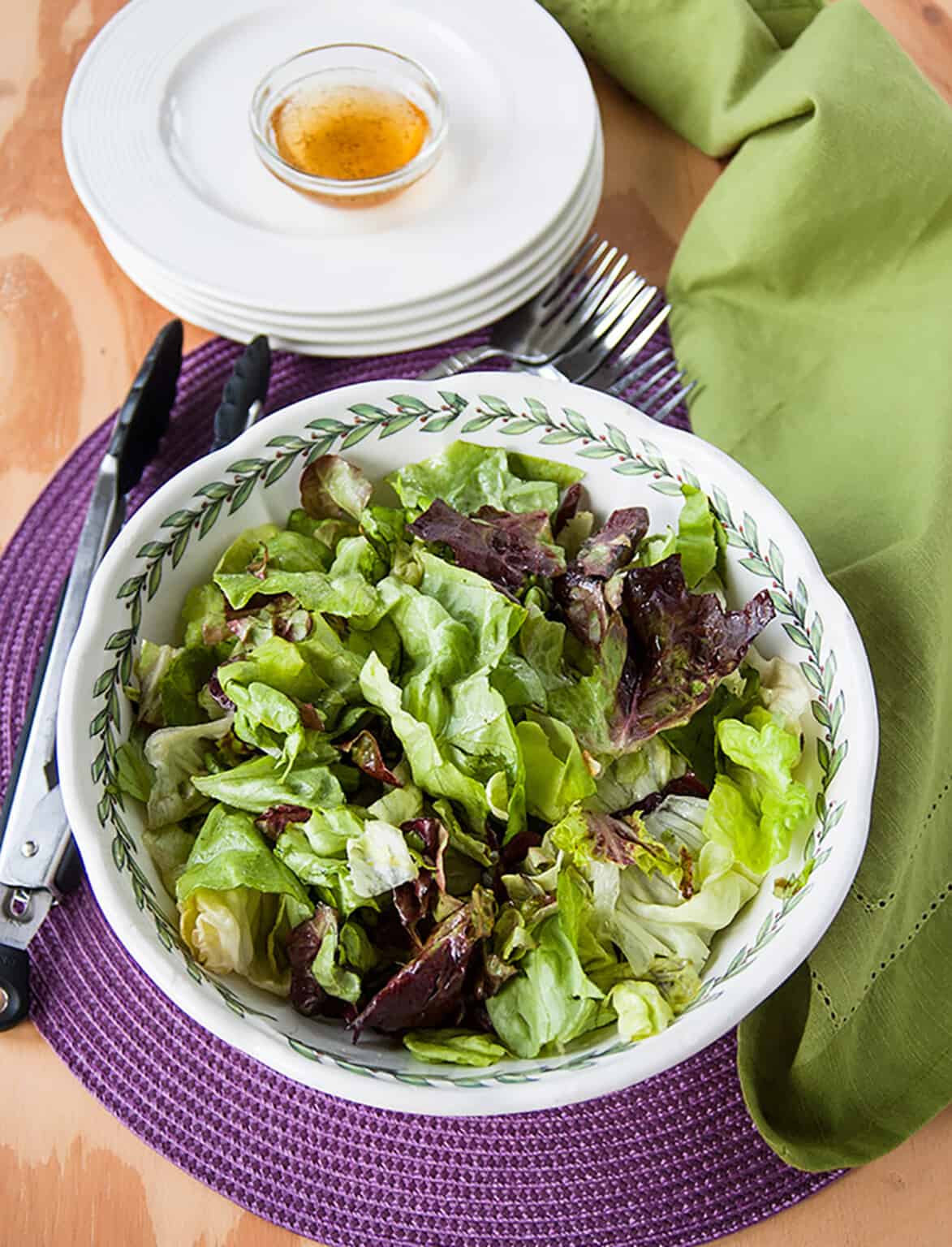 4 The Best Italian Green Salad With Homemade Dressing 1173x1536 