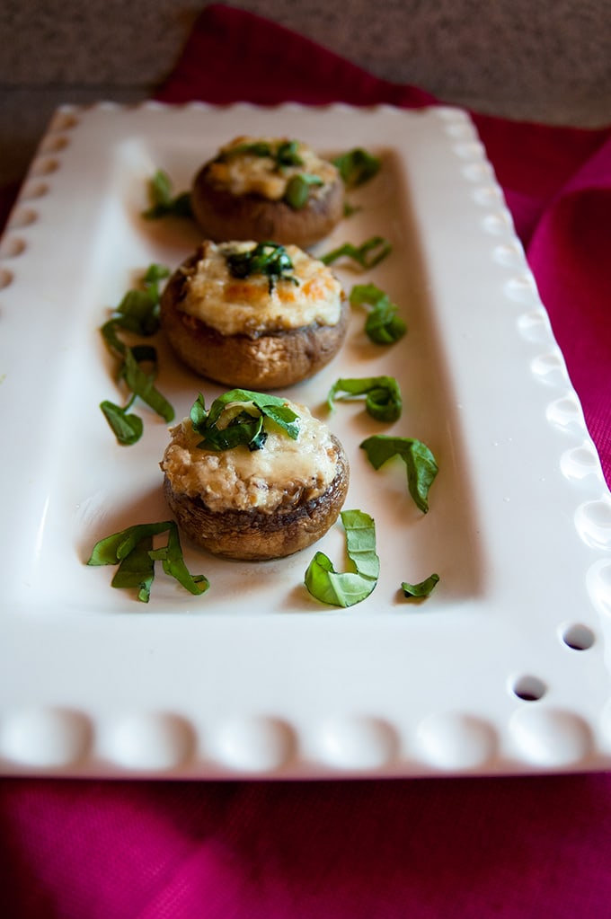 Stuffed Mushrooms with Cream Cheese - Cooking with Mamma C