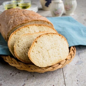 slices of bread on basket
