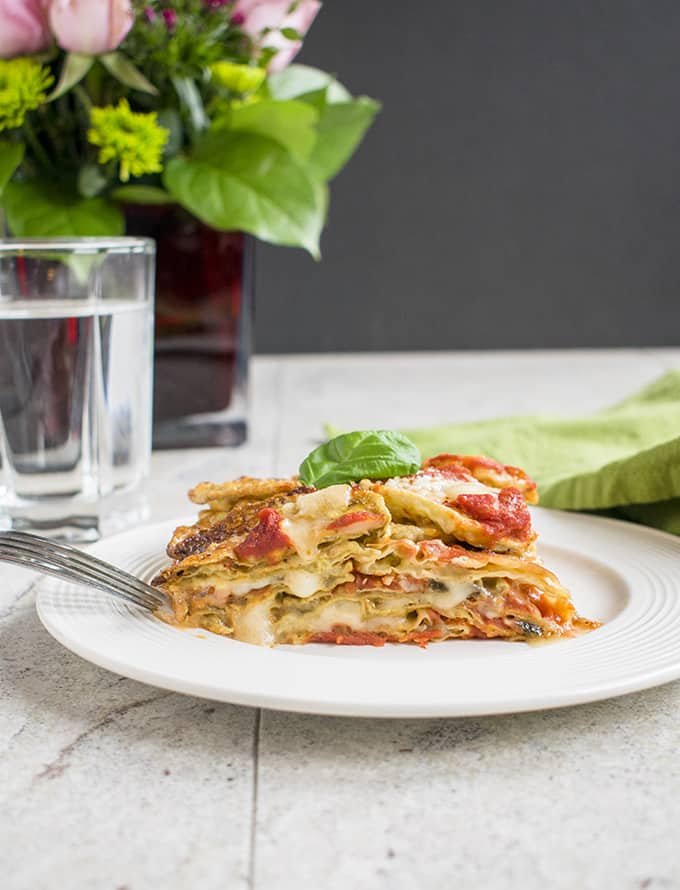 eggplant parmesan on a plate