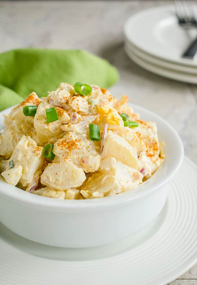 Deviled Egg Potato Salad - Cooking with Mamma C