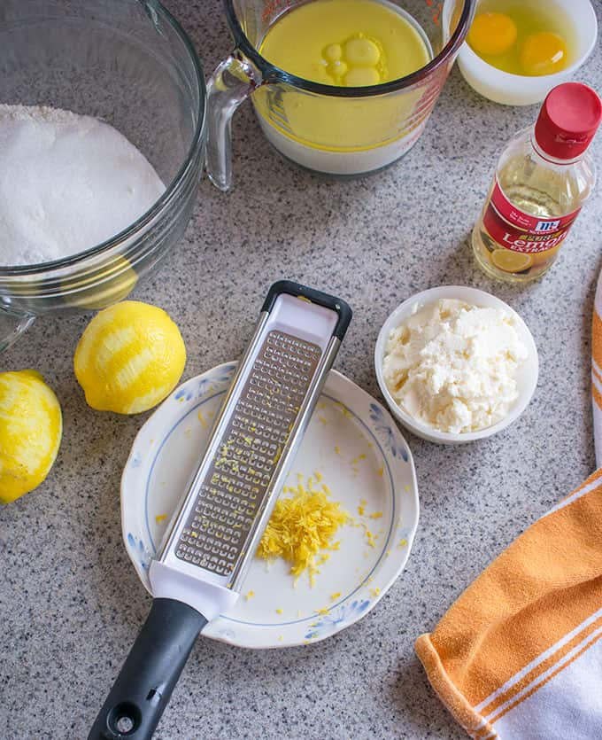 Photo of Ingredients for Lemon Ricotta Pancakes