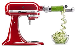 photo of a kitchenaid spiralizer attachment