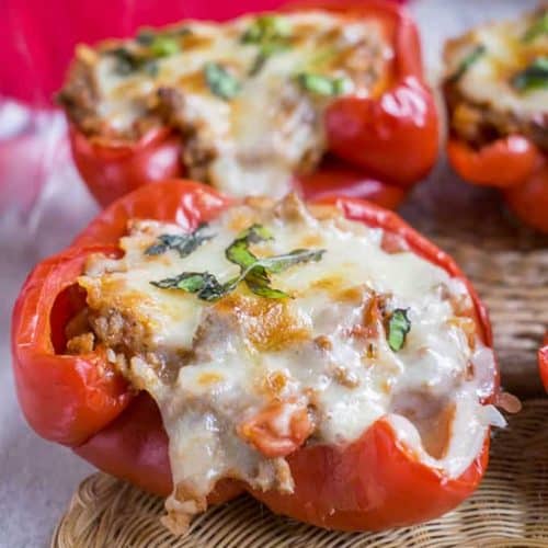 Italian Stuffed Peppers Cooking With Mamma C