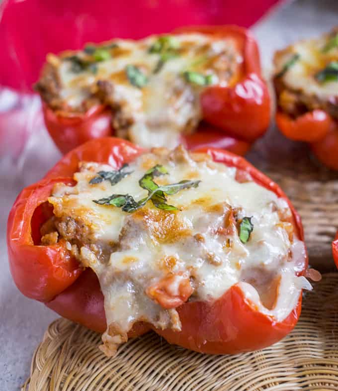 Italian Stuffed Peppers Cooking With Mamma C