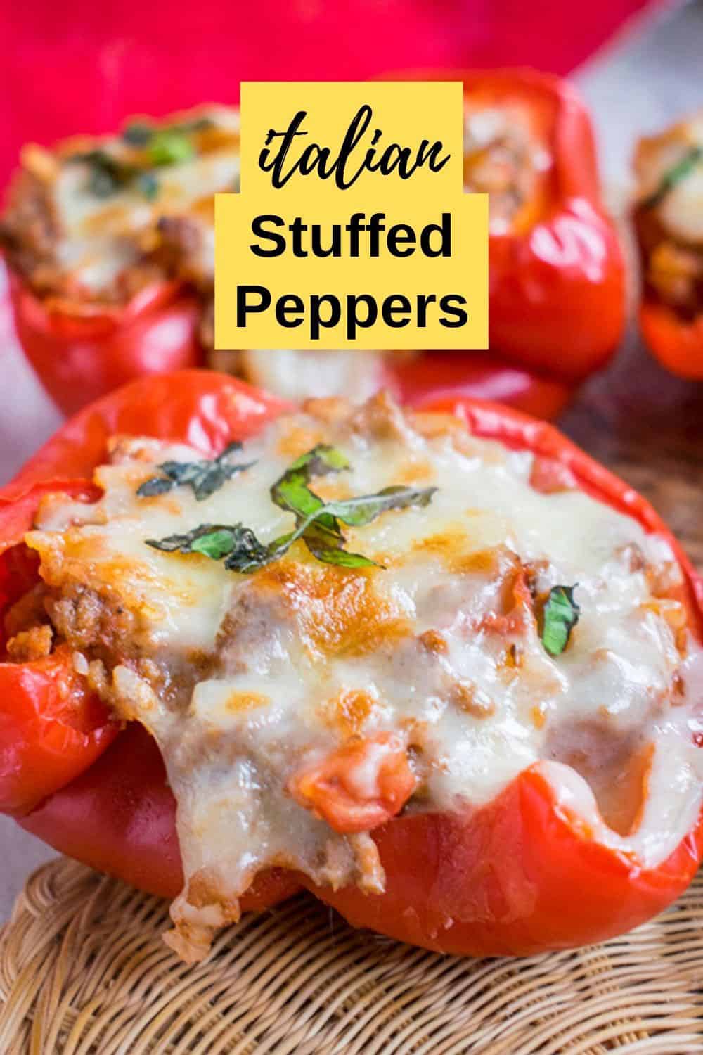 Italian Stuffed Peppers - Cooking with Mamma C