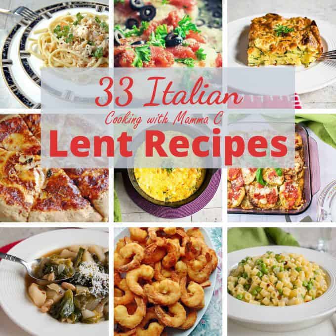 33 Italian Lent Recipes - Cooking with Mamma C