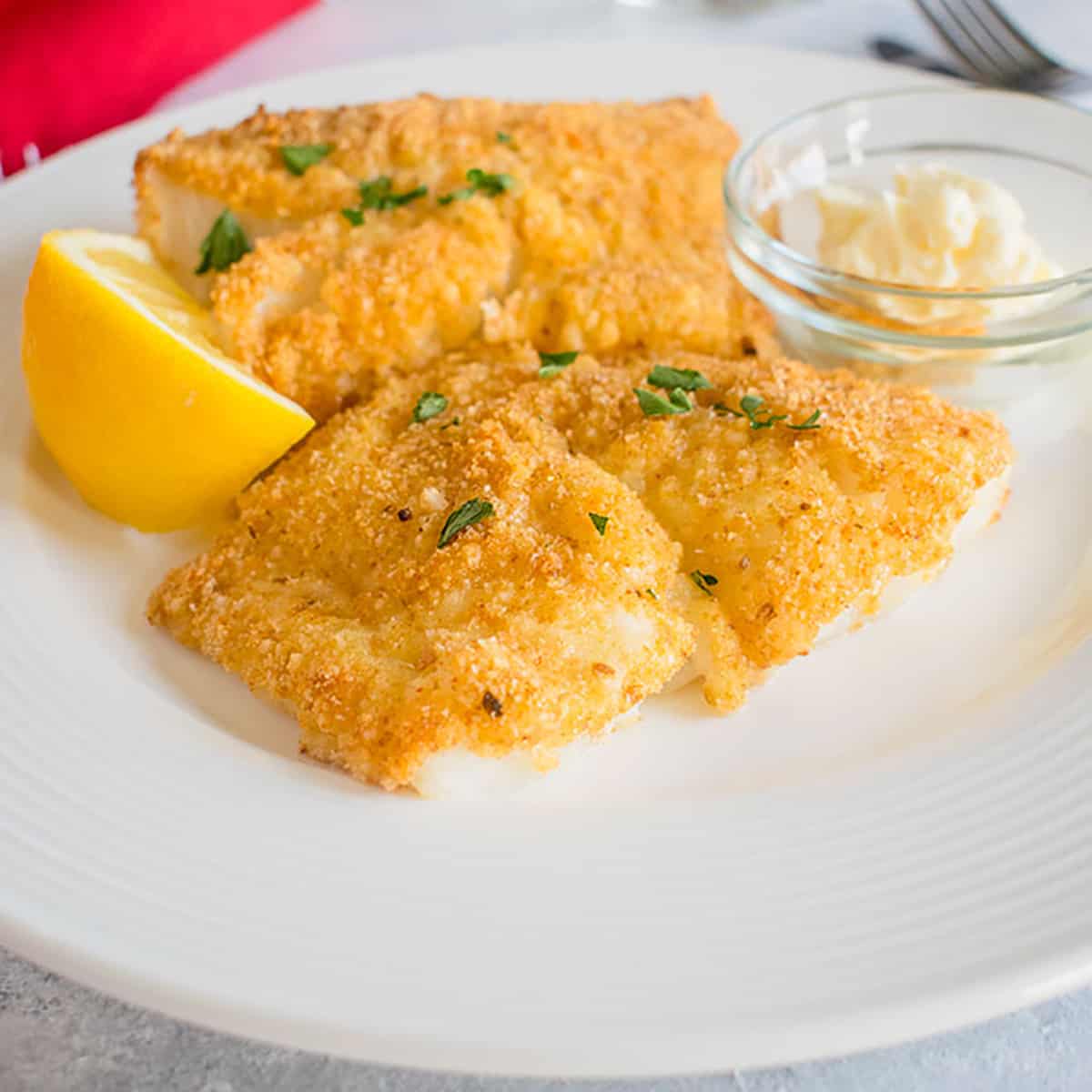 Baked Cod with Ritz Cracker Topping - Cooking with Mamma C