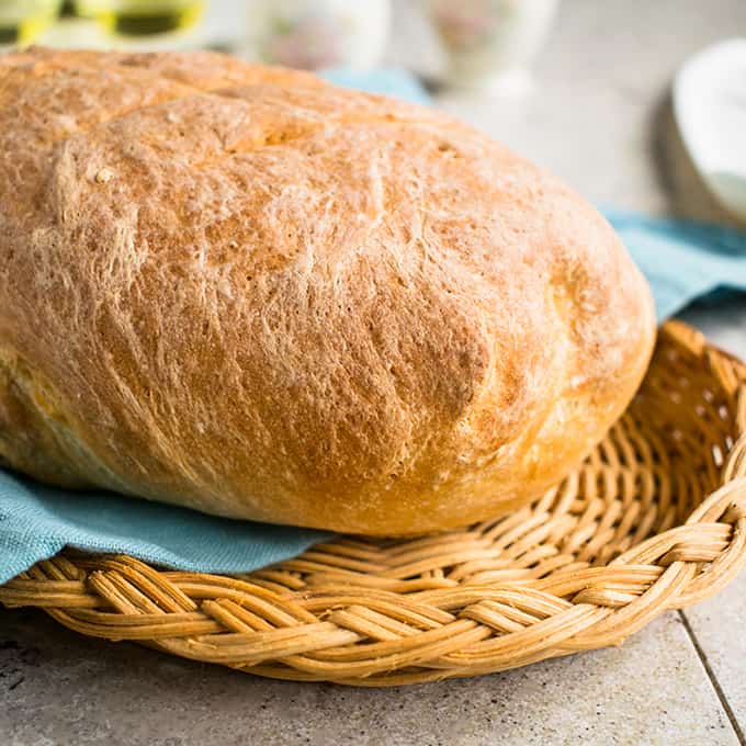 A basket of bread