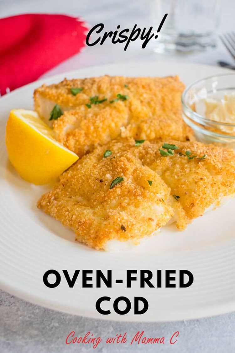 Oven-Fried Cod Recipe (Crispy & Delicious!) - Cooking with Mamma C