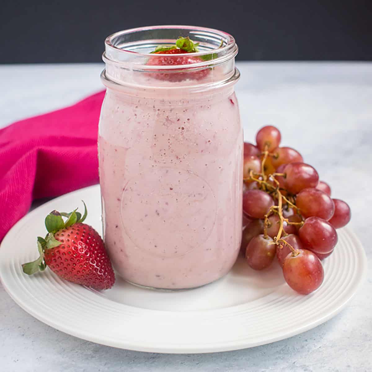 Strawberry Grape Smoothie Without Yogurt Cooking With Mamma C