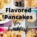 collage of different pancakes