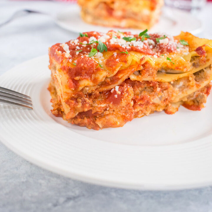 Traditional Italian Lasagna with Ricotta - Cooking with Mamma C