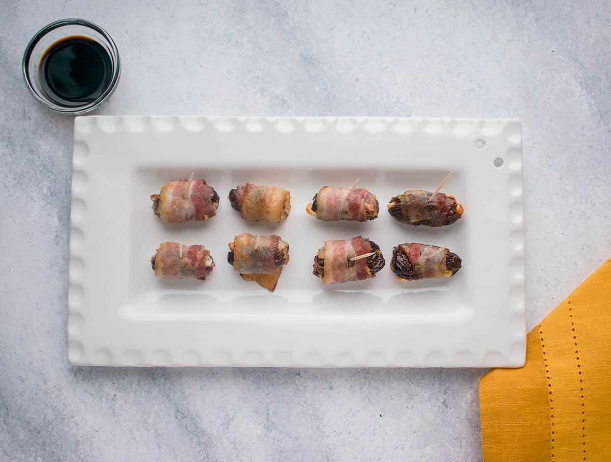 BaconWrapped Dates with Blue Cheese or Cooking with Mamma C