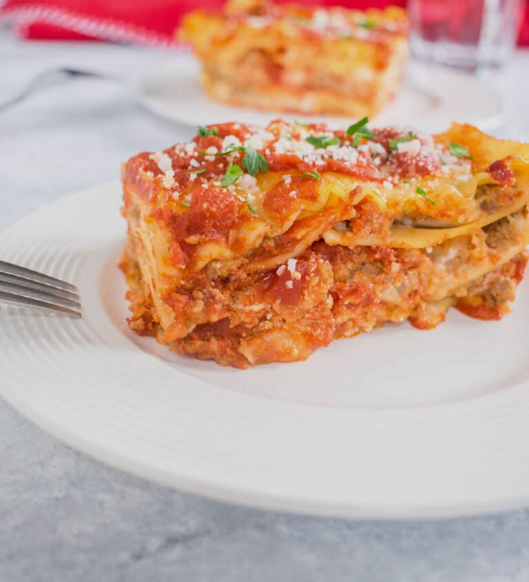 Traditional Italian Lasagna with Ricotta - Cooking with Mamma C