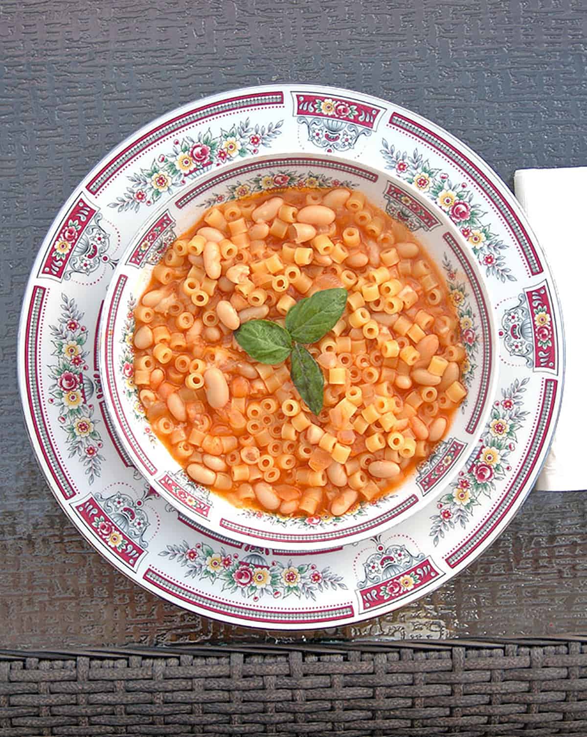 Authentic Pasta e Fagioli (Vegetarian) - Cooking with Mamma C