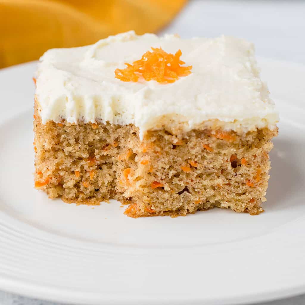 Single Layer Carrot Cake Without Nuts So Moist Cooking With Mamma C