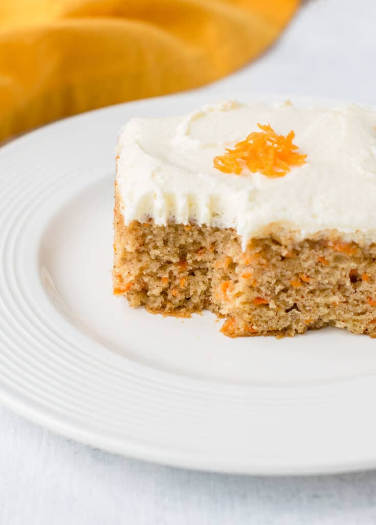 Single-Layer Carrot Cake Without Nuts (So Moist!) - Cooking with Mamma C