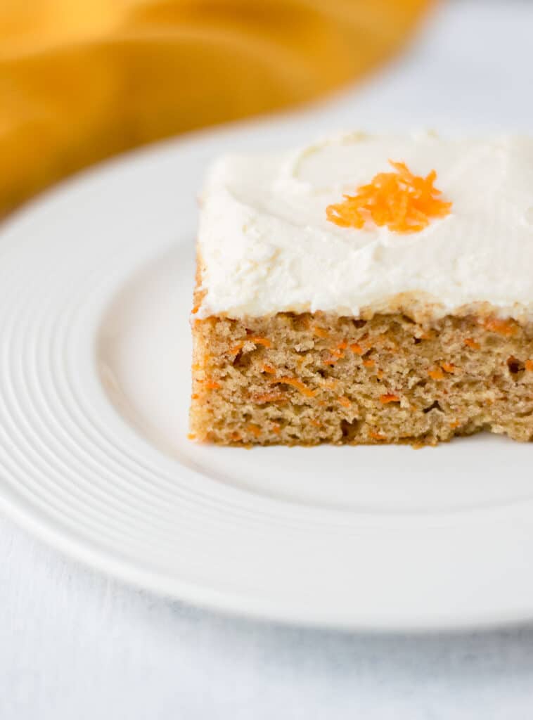 Single-Layer Carrot Cake Without Nuts (So Moist!) - Cooking with Mamma C