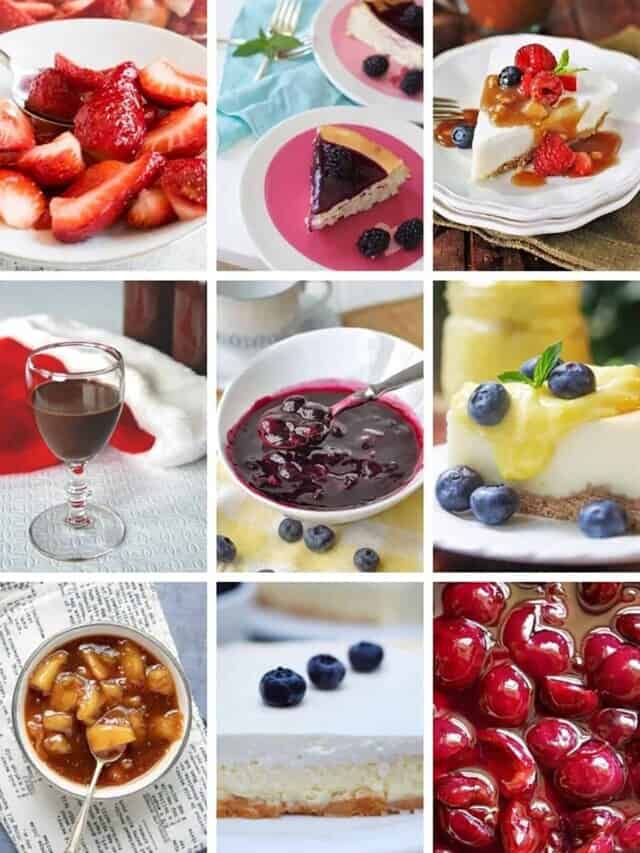 15 CHEESECAKE TOPPINGS STORY