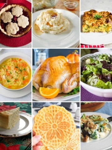 Thanksgiving foods