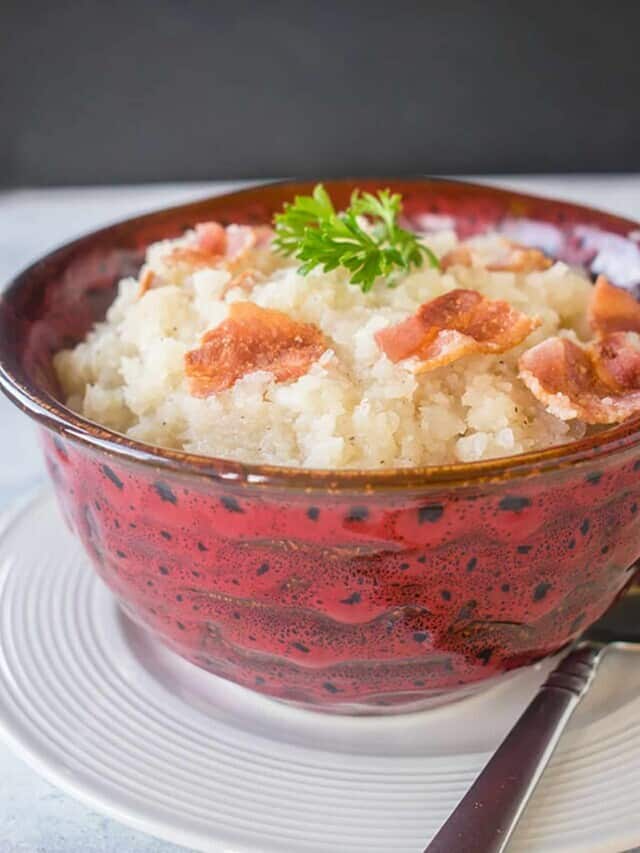 MASHED TURNIPS WITH BACON  STORY