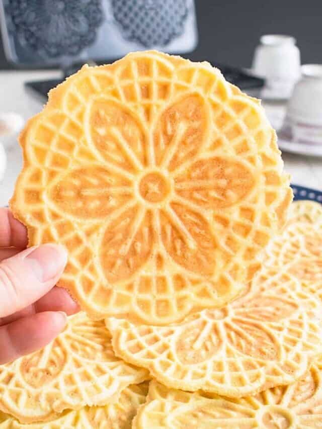 Italian Pizzelle Cookies (Almond or Anise)