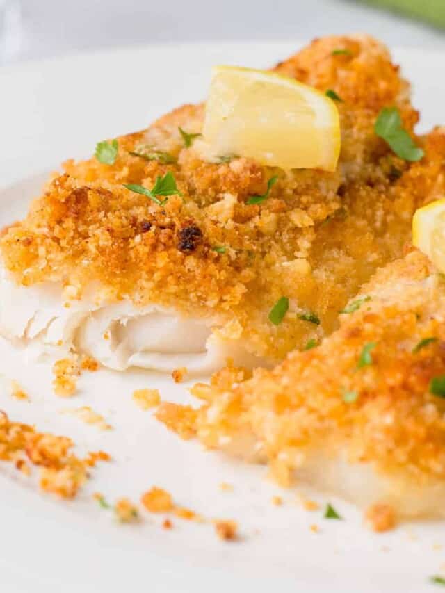 Baked Cod with Bread Crumbs Story - Cooking with Mamma C