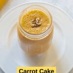 pinnable image for carrot smoothie