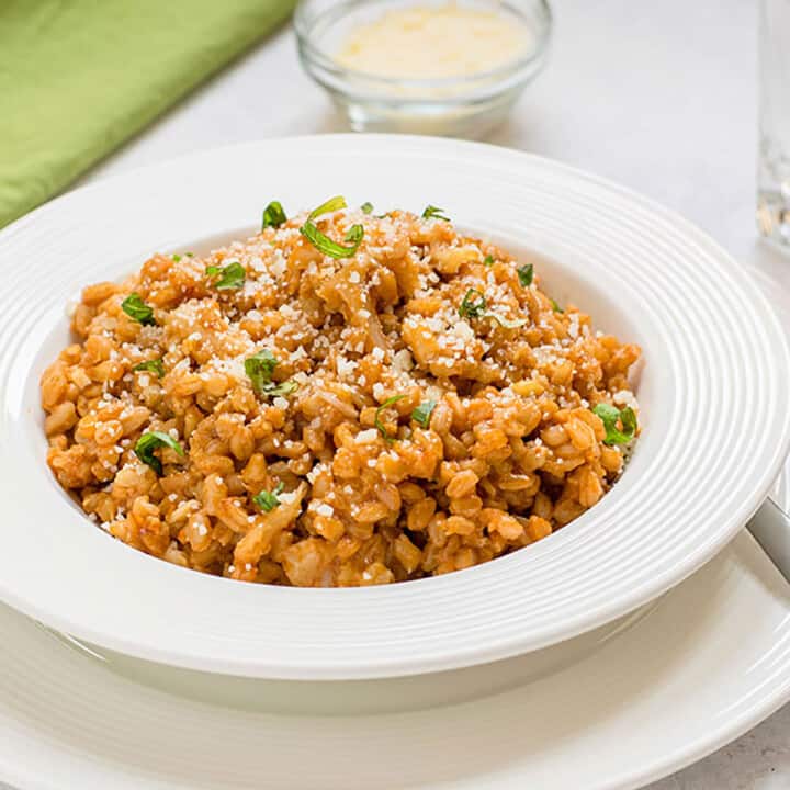 Italian Farro With Cauliflower (one-pot)