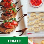 pinnable image for tomato bruschetta
