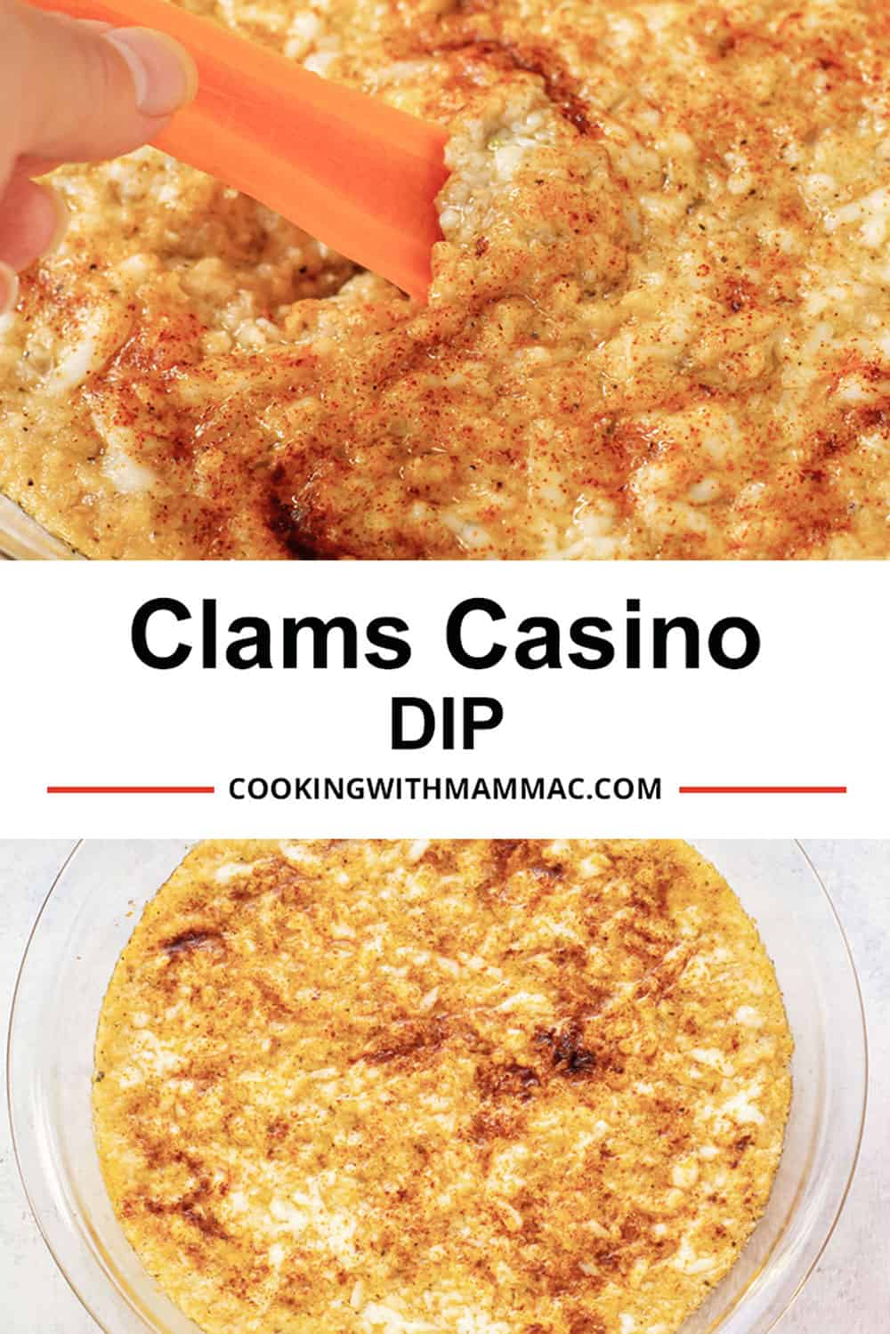 hot baked clams casino dip