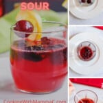 pinnable collage for black cherry amaretto sour