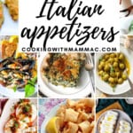 pinnable image for Italian appetizers