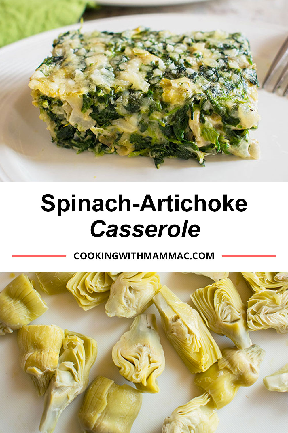 Creamed Spinach-Artichoke Casserole - Cooking with Mamma C