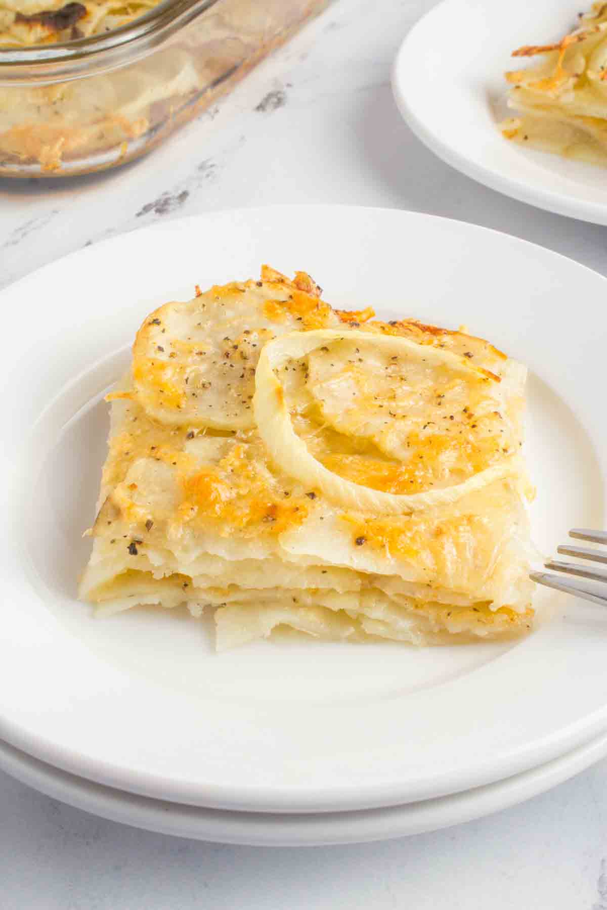 Crispy Parmesan and Gruyere Potato Gratin — Flourishing Foodie