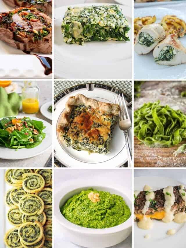 50 BEST SPINACH RECIPES FOR DINNER