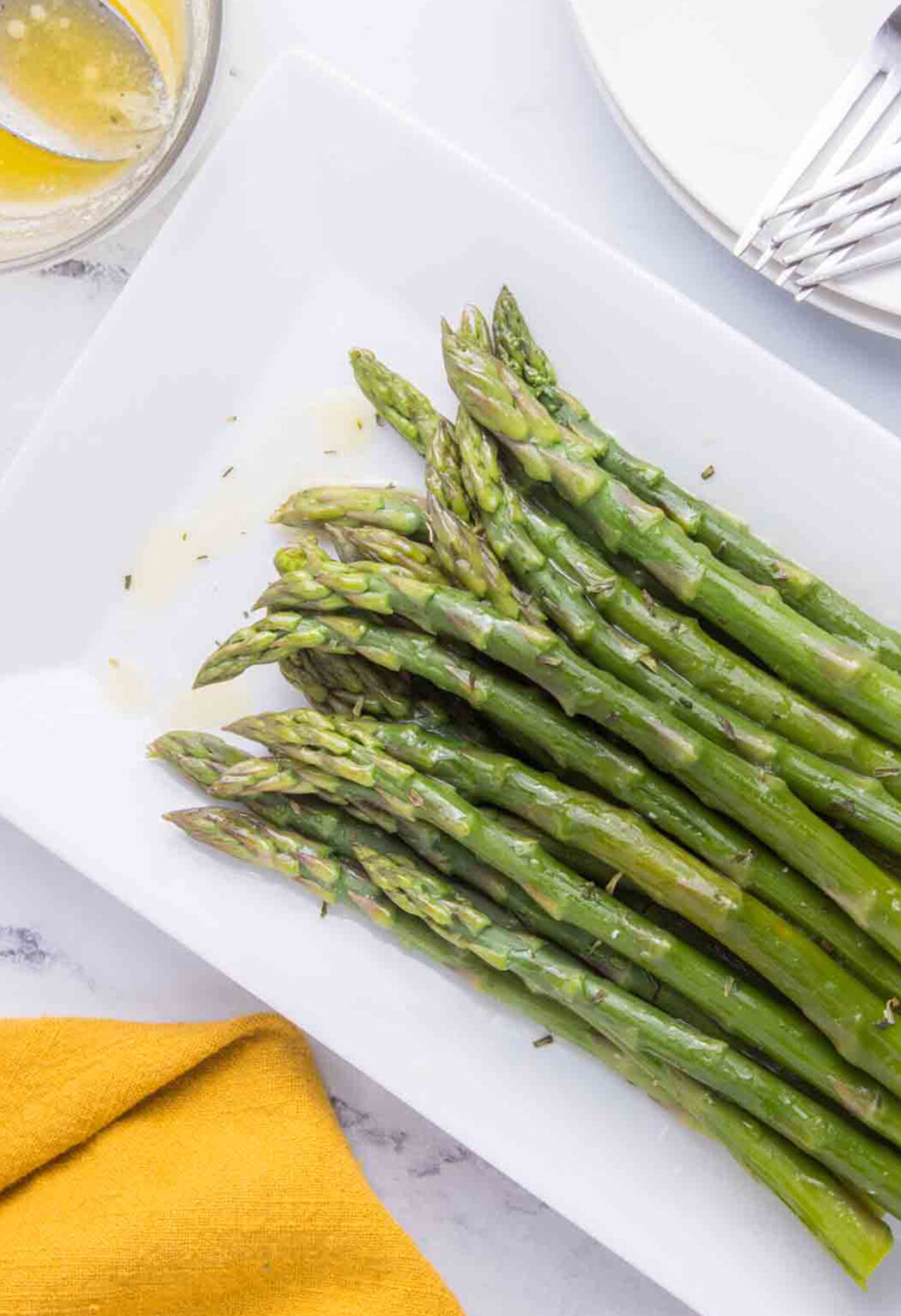 Tarragon Butter Asparagus (Steamed) - Cooking with Mamma C