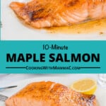pinnable image for maple salmon