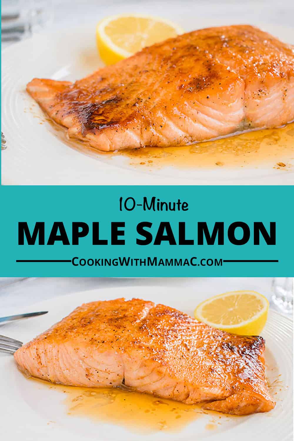 Cast Iron Salmon with Maple Glaze - Cooking with Mamma C