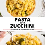 Pin image for Pasta with Zucchini