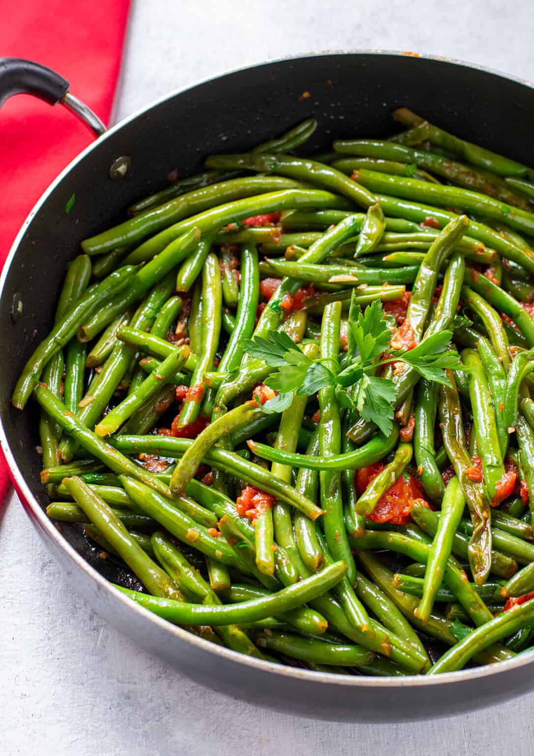 Italian Green Beans and Tomatoes - Cooking with Mamma C