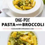 pinnable image for Pasta with Broccoli