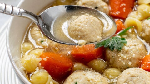 Nonna's Chicken Meatball Soup