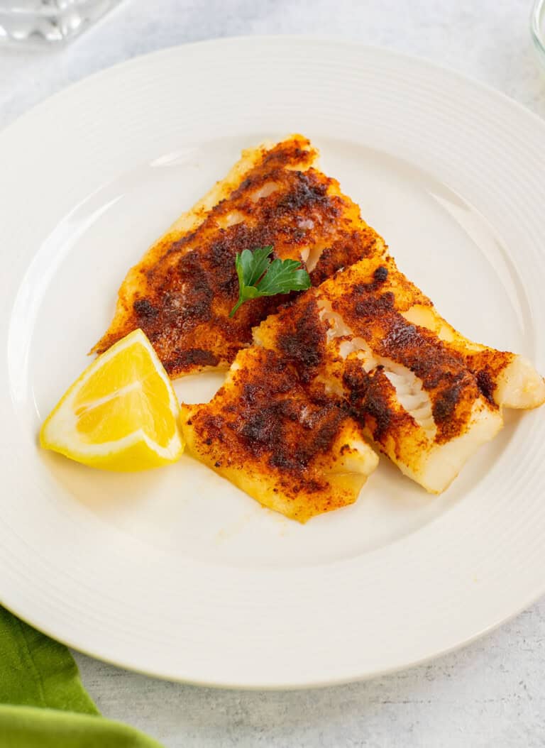 Air Fryer Cod (No Breading) - Cooking with Mamma C