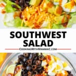 pinnable image for southwest salad